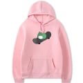 Miniatyrbild 4 av 5: Långärmad Hoodie Lös Streetwear Pullover Casual Lösa Sweatshirts Hoodies Vår Sommar Par S Sweatshirt Skateboard Groda apricot XXL