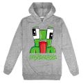 Miniatyrbillede 1 af 2: Børne Unspeakable Hættetrøje Pullover Sweatshirt-1-3 Grey 11-12 Years