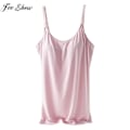 Miniatyrbilde 2 av 5: Gravide Kvinner Ammeundertøy Camisole Maternity Justerbare Stropper Innebygd Pad Vest Topp Underskjorte Loungewear Pink XL