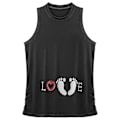 Miniatyrbillede 1 af 5: Amme Ærmeløs Stretch Print Bløde Toppe Pyjamas Hjemmetøj Gravide Kvinder Casual Plus Size Lang T-shirt Tanktoppe Loungewear Black S