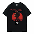 Miniatyrbilde 2 av 5: The After Hours Tour The Weeknd X'o Grafisk T-skjorte Mann Nyhet Bomulls T-skjorter Menn Kvinner Mote Sommer Oversized T-skjorte Green XXL
