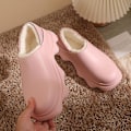 Miniatyrbillede 2 af 5: Dame Bomuldssko Mode Sandaler Udendørs Indendørs Skridsikre Sko Yj2024 Pink 40-41