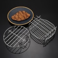 Miniatyrbild 4 av 4: Airfryer-ställ för airfryers i rostfritt stål, flerskiktsställ, airfryer-tillbehör, ångställ