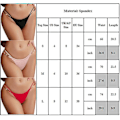 Miniatyrbild 2 av 4: Dam Metallkedja Trosor Sexiga Underkläder T-rygg G-string Underbyxor Red S