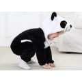 Miniatyrbild 4 av 5: Unisex Djurdräkt Vinter Höst Flanell Jumpsuit med Huva Panda 70