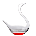 Miniatyrbillede 1 af 4: Glas Karaffel Svane Håndlavet Transparent Blyfri Krystal 2L Vin Kande Dispenser Flaske Hotel