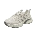 Miniatyrbilde 1 av 5: Damesko Gåsko Flats Damer Pustende Anti-lukt Sneakers Gave Til Jul Bursdag Nyttår Gray 37