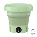 Miniatyrbild 1 av 5: Vikbar Tvättmaskin Underkläder Strumpor Tvättmaskin Portabel Multifunktionell Klädtvättare Grass Green US plug