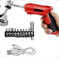 Miniatyrbillede 2 af 5: 3.6v Multifunktionel Trådløs Skruetrækkersæt 47Pcs