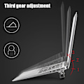 Miniatyrbillede 4 af 5: Justerbart Laptop Stativ Desktop Tablet Support Foldbar Notebook Holder