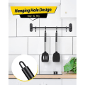 Miniatyrbild 4 av 5: 2-pack silikon stekspade, non-stick slitsad köksspatel, hög värmebeständig BPA-fri matlagningsspatel, idealisk köksutrustning för fisk, ägg, pannkakor black