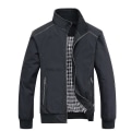 Miniatyrbilde 1 av 5: Elegant vårjakke for menn black 4xl