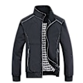 Pikkukuva 1 / 5: Tyylikäs miesten bomber-takki kevääseen black 4xl