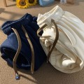 Miniatyrbillede 3 af 5: Herre Tykke Løse Afslappede Bukser Med Bomuld Polyester Materiale & Løs Pasform Design Fantastisk Gave Til Kæreste Eller Mand Navy Blue 2XL