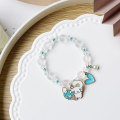 Pikkukuva 1 / 5: Kawaii Sanrioed Pehmo Anime Cinnamoroll Rannekoruketjut Sarjakuva Miehet Ja Naiset Lahja Ystävyys Charms Joustava Köysi Korut Lelut NM-3