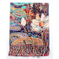 Miniatyrbilde 2 av 5: Myk Kashmirfølelse Skjerf For Kvinner Elegant Stort Varmt Vinterskjerf Sjal Wrap Gaver Monet Klimt Va