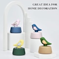 Miniatyrbild 3 av 5: Kökstimer Mekanisk Uppdragning 60 Minuter Timer Söta Djur Matlagningstimer För Barn Hantera Tid, Bakning Yellow Bird