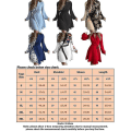 Miniatyrbilde 2 av 2: Dame Langermet Kort Kjole Casual Ferie Mini Krage Black XL