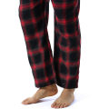 Miniatyrbilde 3 av 5: Bomullsvevde pyjamasbukser for menn, rutete lette lounge-sovebukser COLOR 6 S