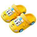 Miniatyrbild 1 av 5: Barns Tecknade Bilsandaler Halkfria och Kollisionssäkra Sandaler Perfekta För Strand Pool Resor Yellow 21-22 inner Length 14.5