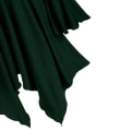 Miniatyrbillede 4 af 5: Gotisk Hætte Cape Frakke til Kvinder, Uregelmæssig Langærmet Jakke Green 2XL