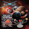 Miniatyrbilde 1 av 5: Solssystem for barn, astronomi solsystem modellsett, planetarium projektor STEM leker med 8 planeter romleker