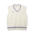 Miniatyrbilde 1 av 5: Tegneserie Strikket Genser Kawaii Sanrio Cinnamoroll Genser Vest Løs Casual Brodert Genser Høst Vinter Topp Bursdagsgave M 45-50KG Cinnamoroll-3