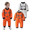 Miniatyrbild 1 av 4: Astronautdräkt Rymddräkt Rompers För Spädbarn Pojkar Småbarn Spädbarn Halloween Jul Fest Cosplay Maskeraddräkt 80(6-12M) white