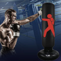 Miniatyrbild 4 av 4: Uppblåsbar Boxningssäck för Barn, Återstudsande Boxningssäck, Fitness Boxningssäckar, Kolumn Tumlare Sandsäck för Träning av Karate, Taekwondo, Dekompression Black