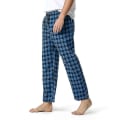 Miniatyrbilde 2 av 5: Bomullsvevde pyjamasbukser for menn, rutete lette lounge-sovebukser COLOR 9 S