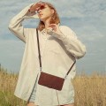 Miniatyrbillede 4 af 5: Etui til Tcl 30t med snor, crossbody halsrem, telefonetui, pung, magnetisk lædercover brown