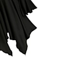 Miniatyrbillede 4 af 5: Gotisk Hætte Cape Frakke til Kvinder, Uregelmæssig Langærmet Jakke Black 2XL