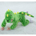 Miniatyrbillede 4 af 5: Spædbarn Tiger Dinosaur Kostume Udklædning Hætte Romper Jumpsuit Green Dinosaur 110