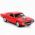 Miniatyrbillede 2 af 5: 1:32 Fast & Furious Dodge Sportsvogn Model Simulationsbil Model Legeringslegetøj red