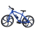 Miniatyrbild 1 av 5: Mini Cykelmodell Leksak Legering Plast Downhill Mountainbike Leksaker Presenter Till Pojkar Road Racing Blue