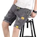 Pikkukuva 1 / 5: Miesten monipuoliset shortsit leveällä lahkeella, joustavat farkkushortsit rentoon shoppailuun ja matkustamiseen Gray 308 Cropped Pants 4XL