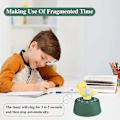 Miniatyrbild 2 av 5: Kökstimer Mekanisk Uppdragning 60 Minuter Timer Söta Djur Matlagningstimer För Barn Hantera Tid, Bakning Green Bird
