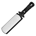 Miniatyrbilde 1 av 5: Brynefil, Dobbeltsidig Diamant Profesjonell Fil med Håndtak, Bryne Hone Paddle Grit Grov Kjøkkentilbehør for Stålkniver Black
