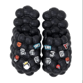 Miniatyrbild 1 av 4: Dam Slungback Eva Tofflor, Inomhus&Utomhus Bubblor Tofflor Med Diy Plastpasta Black 38-39