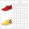Miniatyrbillede 3 af 3: Dame Snøresko Sneakers Casual Sko Åndbare Flyvende Vævede Leopard Sportssko Red 43