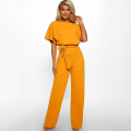Miniatyrbilde 1 av 5: Dame Jumpsuit Casual Vide Ben Dame Aftenfest Lang Playsuit Yellow 2XL