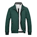 Miniatyrbillede 1 af 2: Herre Ensfarvet Løs Casual Jakke Green 3XL