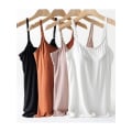 Miniatyrbilde 3 av 5: Gravide Kvinner Ammeundertøy Camisole Maternity Justerbare Stropper Innebygd Pad Vest Topp Underskjorte Loungewear Grey M
