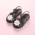 Miniatyrbild 4 av 5: Nya sommarsandaler för barn, Jelly Princess, söta blommor, barnsandaler, flickor, småbarn, baby, ventilerande ihåliga skor B Size 33