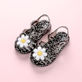 Miniatyrbillede 4 af 5: Nye sommerbørns Jelly Princess sandaler søde blomster børnesandaler piger småbørn baby åndbare hule sko W Size 29