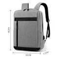 Miniatyrbillede 5 af 5: Business Casual Computertaske Udendørs Herre Rygsæk Rejserygsæk light grey