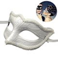 Miniatyrbild 3 av 4: Maskeradansiktsmask, Mode Spets Par Maskeradansiktsmask White