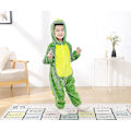 Miniatyrbilde 2 av 5: Småbarn Baby Tiger Dinosaur Dyr Kostyme Karneval Hette Romper Jumpsuit Green Dinosaur 80