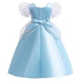 Pikkukuva 4 / 5: Retro Lasten Mekko Tyttöjen Mekko Puhvihihainen Prinsessamekko 160