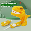 Miniatyrbild 4 av 5: Tecknad Dinosaurie Barn Tandläkarleksaker Låtsaslek Läkare Simulering Barn Läkare Set Pedagogiska Leksaker För Flicka Pojke Gåva Yellow